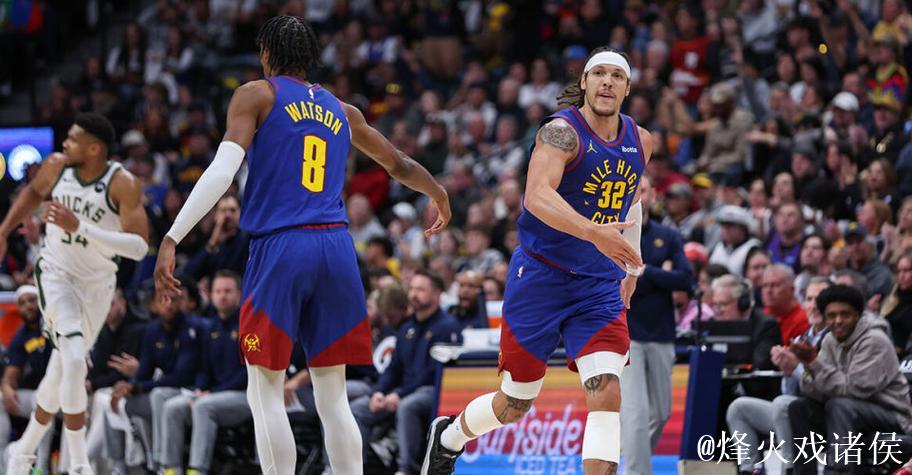 戈登23+6字母哥三双31+8+11 掘金主场力克雄鹿